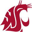 Washington State University Logo: W, S, U, letters create a cougar head.